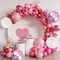 6pcs 22 inch Pink Star Balloons and 4D Large Foil Balloons(Pink Iridescent)